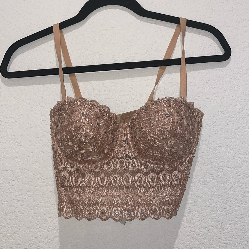sparkly corset top